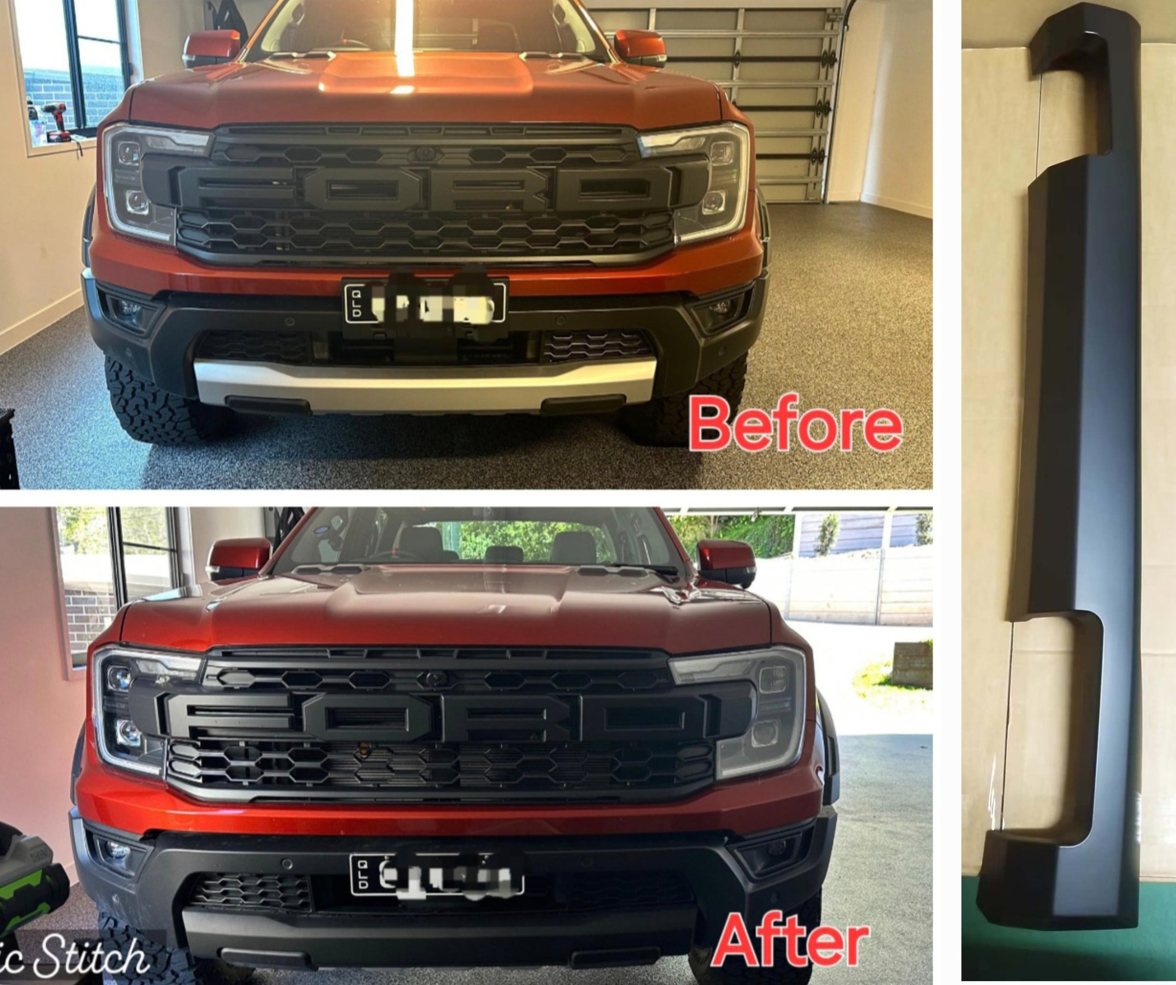 MATTE BLACK RAPTOR PANEL | Next Gen Ford accessories