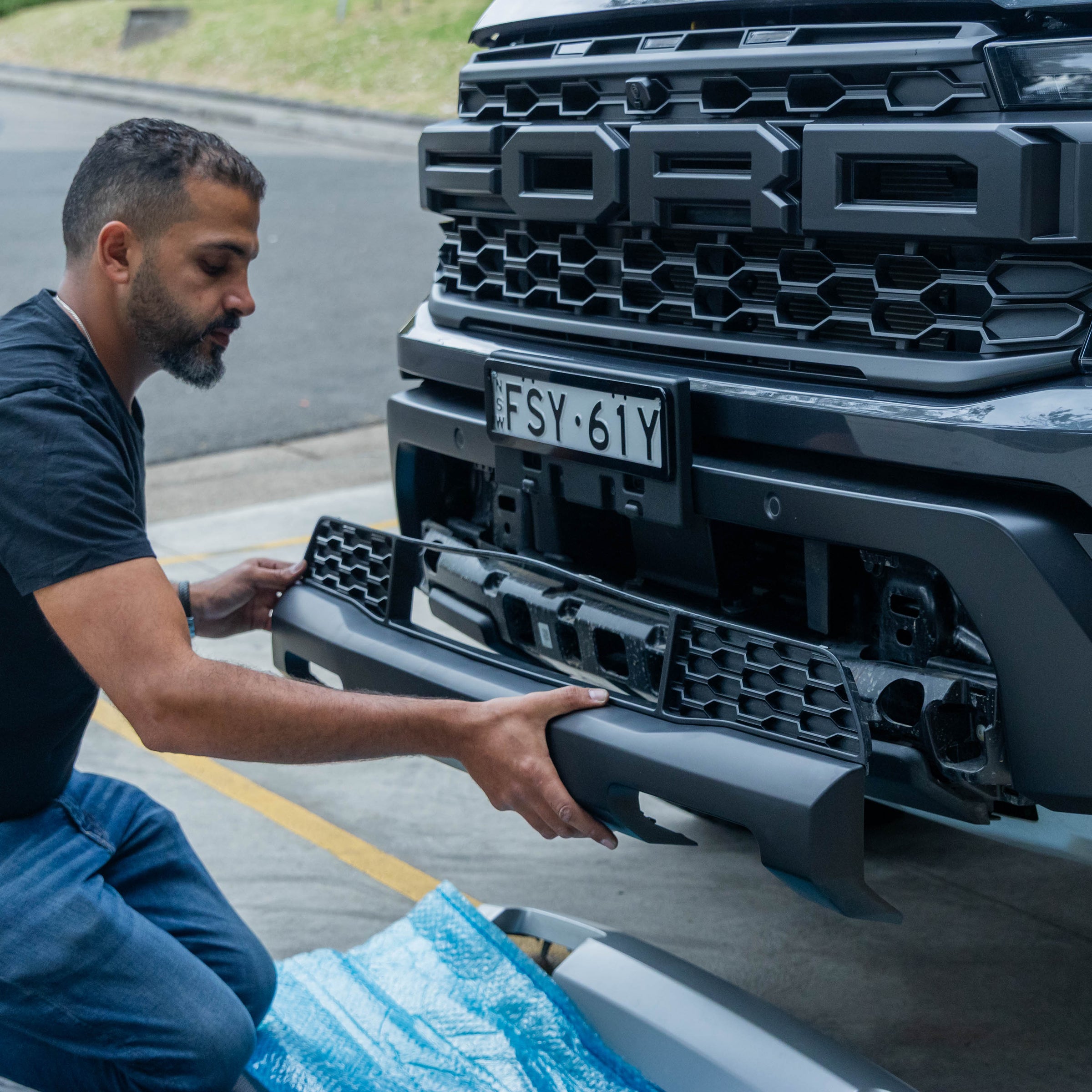 MATTE BLACK RAPTOR PANEL | Next Gen Ford accessories